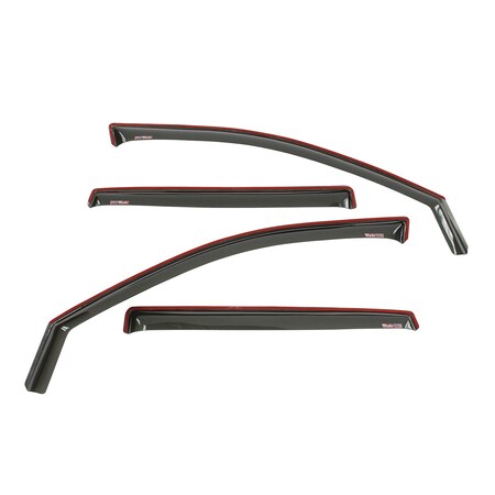 Wade 72-51497 Smoke in-Channel Wind Deflector (4pc)